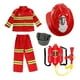 thumbnail image 1 of Disfraz de bombero para niños Disfraz de bombero para niños para actividades Festival de cumpleaños casco, 1 of 9