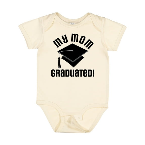 Inktastic My Mom Graduated Boys or Girls Baby Bodysuit
