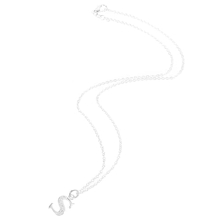 DESIGNICE Initial Letter S Chain Necklace for Women