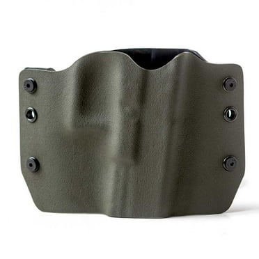 Outlaw Holsters: OD Green OWB Kydex Gun Holster for SIG 224-229 w/o Rail, Right Handed.