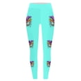 thumbnail image 3 of Women's Fashion Casual Carnival Print Sports Tight Leggings Long Pants 4 Maternity Workout Leggings 80s Clothes for Women Business Casual Outfits for Women Short Underwear for Women plus Size Business, 3 of 3