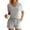 Light Gray, variant on Ekouaer Womens 2 Piece Lounge Sets Summer Two Piece Outfits Ribbed Knit V Neck Short Sleeve Tee and Pockets Shorts Sets