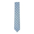thumbnail image 2 of PERRY ELLIS Mens Aqua Checked Slim Neck Tie, 2 of 2
