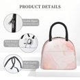 thumbnail image 4 of Disketp Marble Bolsa Térmica para Almuerzo, Lonchera con Abertura Amplia y Gran Capacidad, Organizador Reutilizable para Mujeres, Hombres y Adultos, 4 of 6