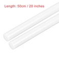 thumbnail image 5 of 2pcs Plastic Round Rod 5/16" Dia 20" Length White (POM) Polyoxymethylene Rods Engineering Plastic Round Bars(7mm), 5 of 5