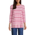 thumbnail image 2 of Lands' End Women's 3/4 Sleeve Slub Jersey Swing Tunic, 2 of 2
