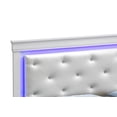 thumbnail image 3 of Elegant Silver Champagne Queen Bed Frame with Transitional Design - Durable Particle Board, 53"H x 63"W x 85"D, Chic Finish for Bedroom Decor, 3 of 7