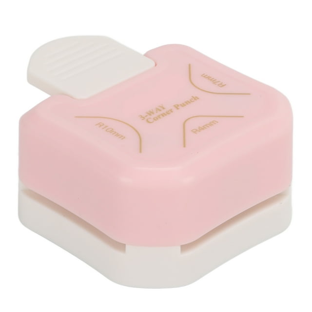 KWTRIO Perforadora de esquinas 3 en 1, ahorro de mano de obra, suavidad conveniente, cortador de papel redondo portátil para el hogar y la Oficina