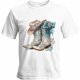 thumbnail image 1 of Camisetas casuales de manga corta con botas de vaquero para hombre, camisetas gráficas, 1 of 8
