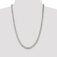 thumbnail image 2 of 925 Sterling Silver 6.3mm Beveled Curb Chain 18 Inch, 2 of 7