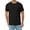 02-Black, variant on Iceglad Mens Waffle Crew Neck Shirts Slim Fit Short Sleeve Casual T-Shirt Khaki L