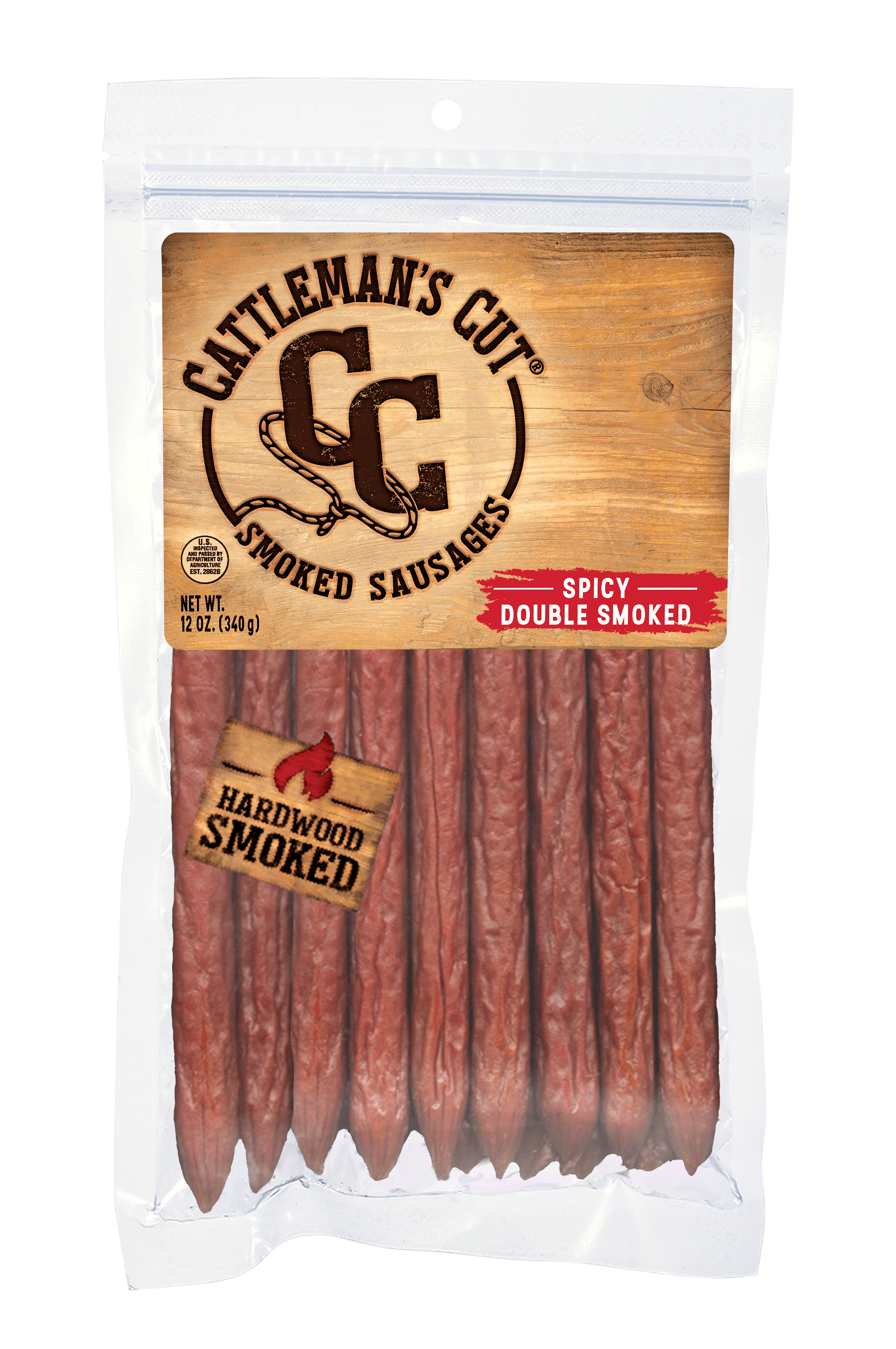 Farm Pac Kitchens Smoked Sausage On A Stick – 36 Pieces, Pre-Cooked Polish Sausage