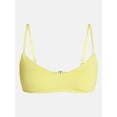 thumbnail image 5 of Time and Tru Women's and Women's Plus Ribbed Bralette Bikini Top, Sizes XS-3X, 5 of 5