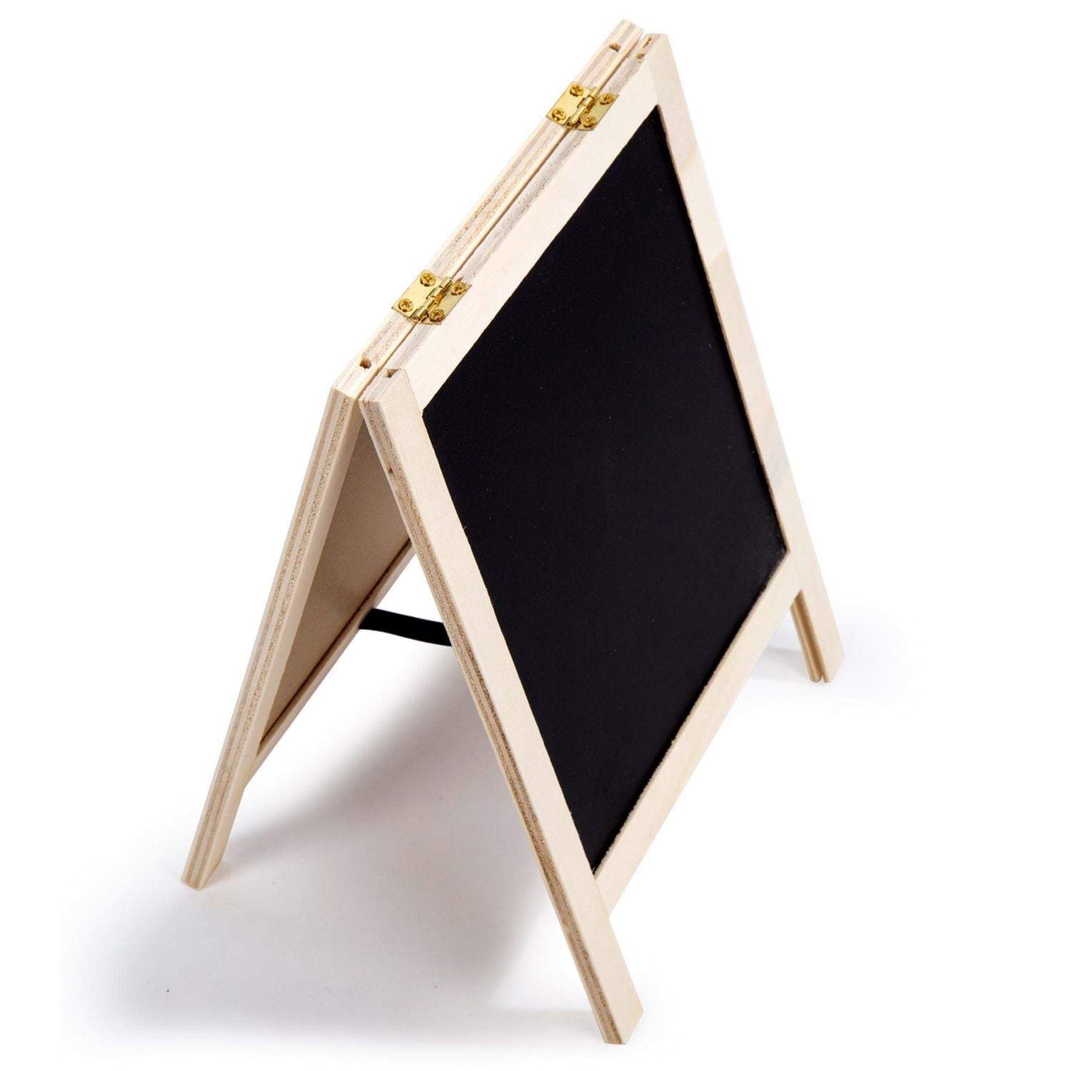 Time 4 Crafts 6-Pack Unfinished DIY Wooden A-Frame Chalkboard Set