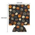 thumbnail image 3 of 2 Pcs Neoprene Beer Can Cooler Insulated Collapsible Can Sleeves Multi Pimpkin Can Cooler Sleeve for Energy Drink & Beer, 3 of 3