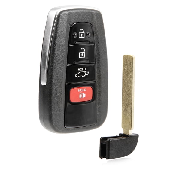Keyless Entry Remote Key Fob Replacement 4-Button for 2019-2025 Toyota RAV4 Highlander (HYQ14FLA, 8990H-0R030, 8990H-0R220, 8990H-0R230, 8990H-0E020, 8990H-42250, 8990H-0R040)