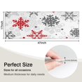 thumbnail image 5 of White Christmas Snowflake Pattern Kitchen Rug Mat,Kitchen Runner Rugs Non Skid Washable,Decorative Kitchen Floor Mats for Kitchen,Sink,Laundry,17"X47", 5 of 5