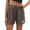 Dark Gray, variant on Sngxgn Womens Casual Comfy Shorts Summer with Pockets Wide Leg Cotton Short(Black,L)