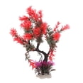 thumbnail image 3 of HEALEEP Artificial Aquatic Plants Simulation Aquatic Plant Decor Red 1Pcs for Fish Tank Enhancement 9.8*2.4*9.8in, 3 of 6
