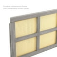 thumbnail image 4 of Modway Luana Cane Queen Headboard in Gray, 4 of 6