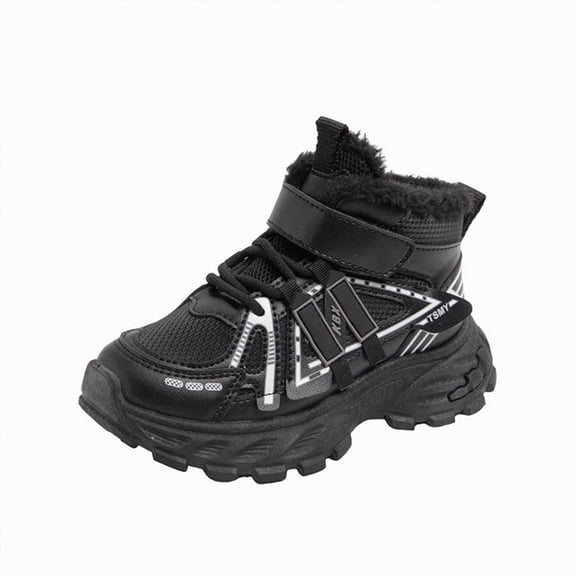 JUMEYU Toddler Tennis Shoes Girl Kids Sneakers for Boys and Girls Toddler Stylish Walking Causal Shoes Size 12 (Black,Little Kids 12)
