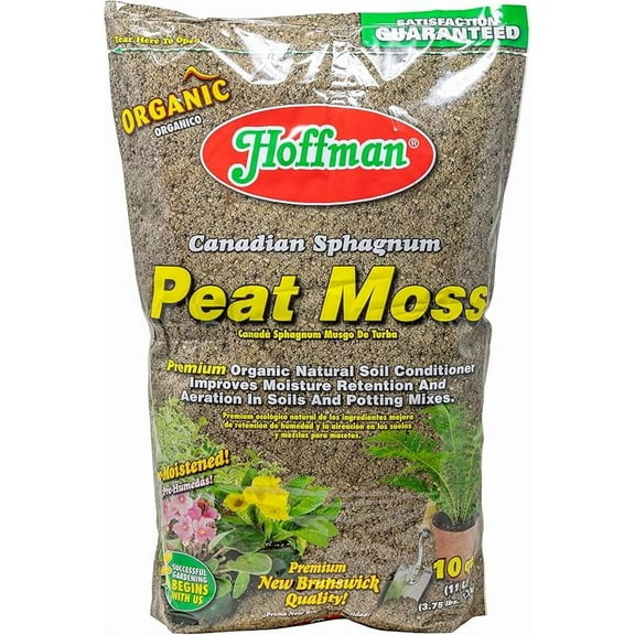 Canadian Sphagnum Peat Moss, 10 Quarts