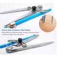 thumbnail image 5 of LoonWear 6/8/10 inch Professional Woodworking Compass with Pencil Holder & Lockable Wing, Geometry & Drafting Compass for Carpenter (6 inch), 5 of 5