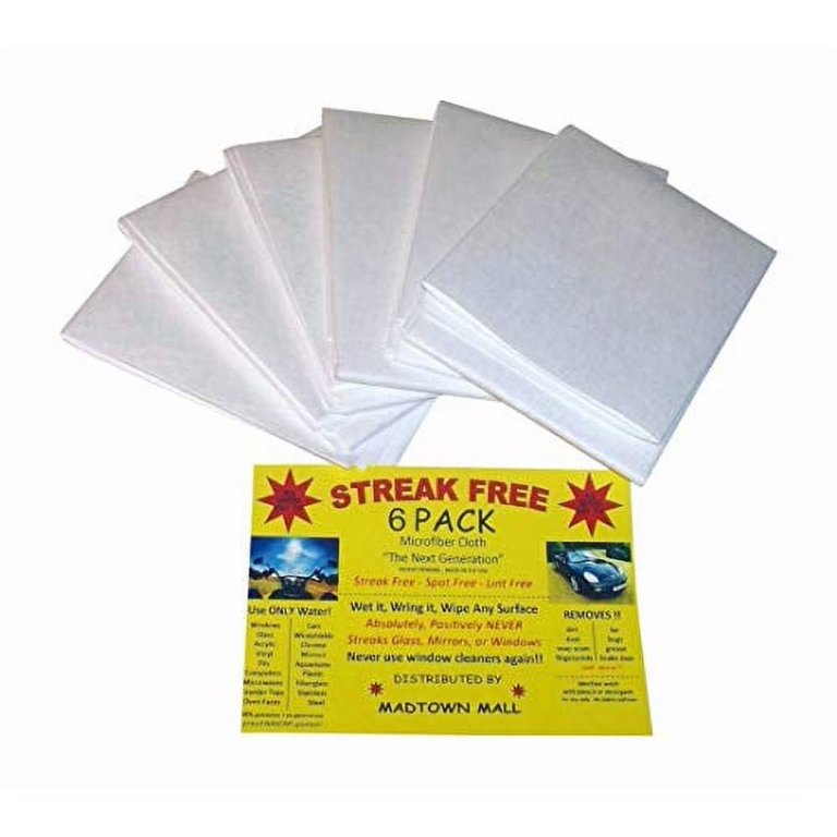 Bcwholesale Streak Free Microfiber Cloth – 16x16 Inch, 3-Pack (Assorted Colors)