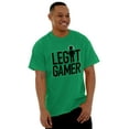thumbnail image 3 of Legit Gamer Video Games Nerdy Geeky Men's Graphic T Shirt Tees Brisco Brands L, 3 of 6
