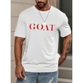 thumbnail image 4 of Camiseta de manga corta con estampado GONT de letras rojas para hombre, estilo informal de cuello redondo, ideal para primavera y verano. Ideal para adultos, hombres, mujeres, adolescentes y jóvenes., 4 of 7