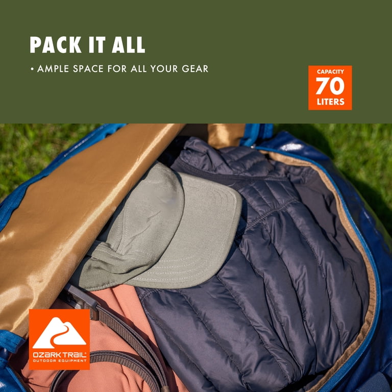 HOLIDAY BELTED BIG OVER-ALL サイズ0 Free Shipping! Ozark Trail 70L Coated Polyester Ripstop Duffel