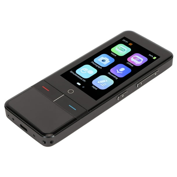 Dispositivo Traductor De Idiomas, Traductor De Voz Bidireccional 1GB 8GB Idioma De Grabación Sin Conexión Para Viajar