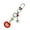 Lock-Red, variant on Stylish Beaded Keychain Fruit Bead Phone Charm Fashionable Keyring Pendant Accessory Colorful Key Chain Bag Ornament