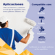 thumbnail image 4 of PINTEX Galon de Pintura para Pared Vinil-Acrílica | Fácil Aplicación, Alta Cobertura y Resistente a la Lluvia | Pintura Acrilica para Interiores Exteriores Mate | 3.8 L c/u | Color (MALVA), 4 of 8