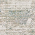thumbnail image 4 of Oriental Weavers Cavett Area Rug - CAV01 - 2'7" x 7'9" - in Ivory/ Teal - Modern Style, Stain Resistant, Family and Pet Friendly , Entryway, Hallway Runner Rug, 4 of 8
