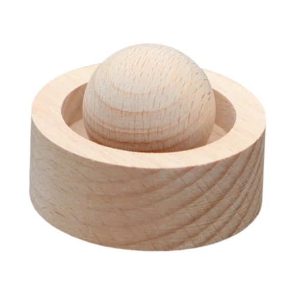 Essential Oils Diffuser Wooden Round Ball Air Freshener with Modern Design for Home Office Car Decor