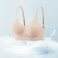 thumbnail image 4 of Tsesme Bras for Women Comfortable Wireless Full Cup Back Closure Jelly Smoothing Bra Support and Lift Bra, 4 of 7