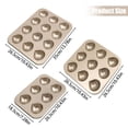 thumbnail image 3 of Baking Cake Mold Pan Chestnut Non Stick Cake Household Baking Baking Pan Three Snack for Oven, 3 of 9
