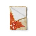 thumbnail image 2 of Fall Soft Flannel Fleece Throw Blanket, Vivid Watercolor Style Maple Leaf Fall Word on Vintage Backdrop, Cozy Plush for Indoor and Outdoor Use, 60" x 80", Orange Pale Brown White, by Ambesonne, 2 of 5