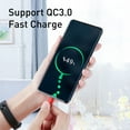 thumbnail image 2 of Langgg Charging Cable Type-C Charger Cord Quick Charging Data Wire Nylon Braided Phone Cord, 2 Meter, 100W, Red, 2 of 7