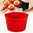 thumbnail image 4 of Air Fryer Poacher Cups | Round Non-Stick Ramekins for Baking & Cooking | Easy Release Food Grade Silicone | Oven, Microwave & Freezer Safe | 6.5x6.5x5cm | Multi-Purpose Dessert & Condiment Cups, 4 of 6