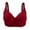 Wine, variant on ibuvkizy Bras for Women Sports Bra Comfortable Breathable,Push up Wireless Bra,Woman's Solid Color Comfortable Hollow Out Perspective Bra Underwear No Rims,Women Bras Plus Size
