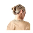 thumbnail image 3 of Pinzas para el pelo con forma de plátano, pasadores de tortuga, accesorios de moda con estampado de leopardo y celuloide para mujer, niña, color D, color D, 3 of 5