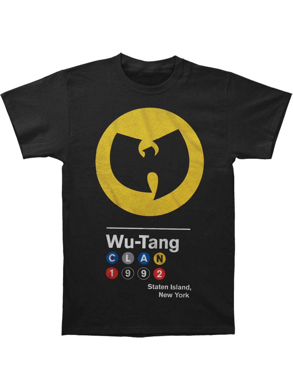 Wu Tang Clan Men's Circles 1992 Logo T. 