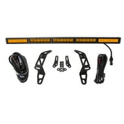 Diode Dynamics 18-21 Jeep JL Wrangler/Gladiator SS30 Bumper Bracket Kit - Amber Combo (Single)