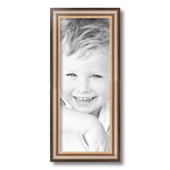 ArtToFrames 7x18" Anique Silver Picture Frame, Silver Wood Poster Frame, with Regular Glass and 2 (FBPL-4964)