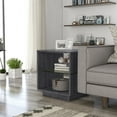 thumbnail image 6 of Furniture of America Beckel 2-Shelf End Table, Distressed Gray, 6 of 7
