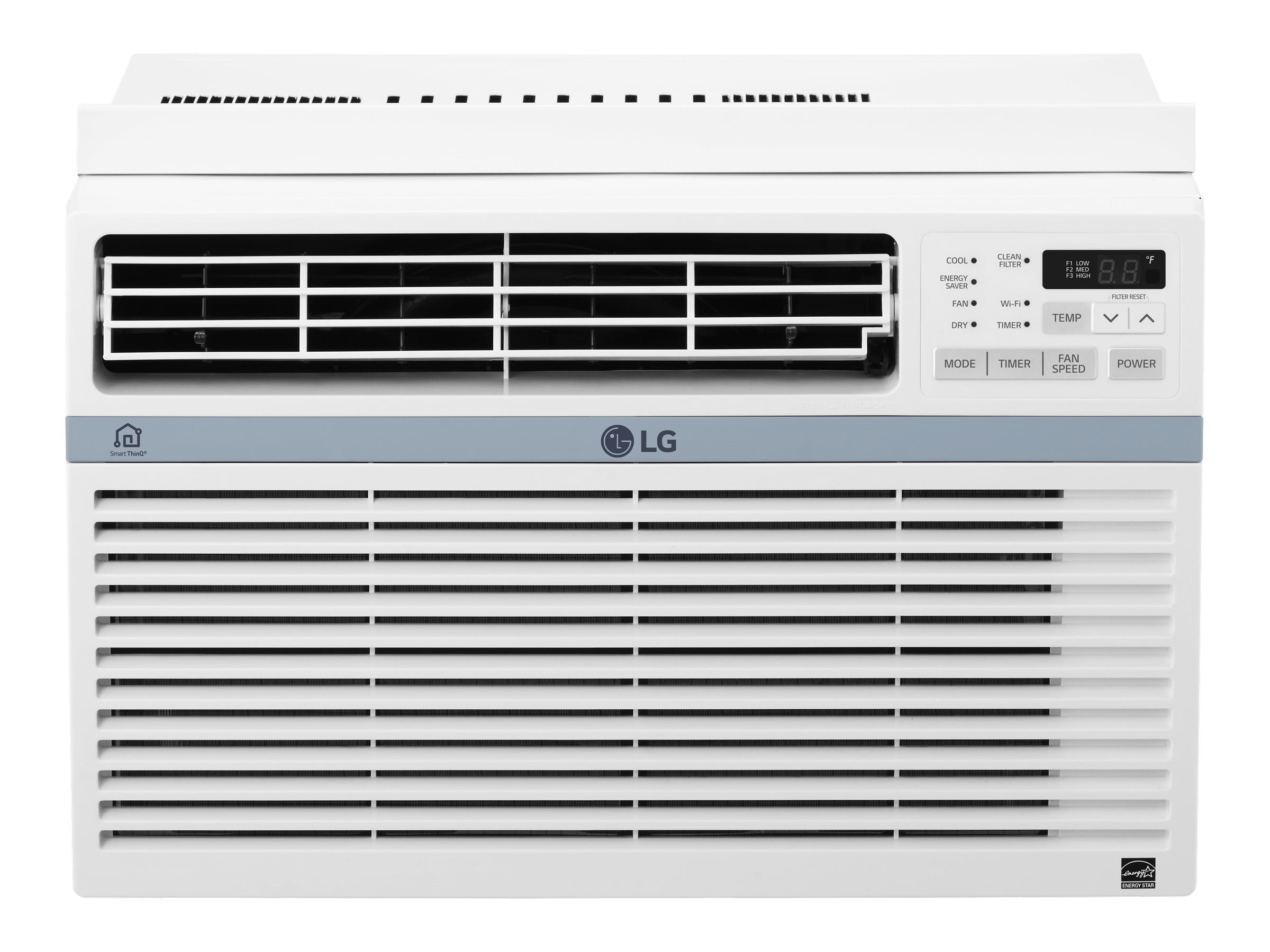 LG Energy Star 12,000 BTU 115V WindowMounted Air Conditioner with Wi