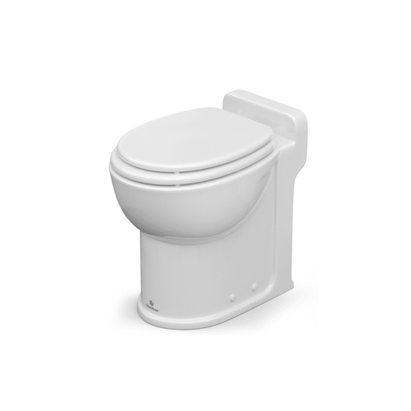 Silent Venus One piece Upflush Toilet with Macerator Built Into the Base 