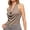 Khaki, variant on Women's Draped Cowl Neck Halter Top Sleeveless Slim Fit Summer Elegant Casual Layering Blouse, 1 Piece, M-L